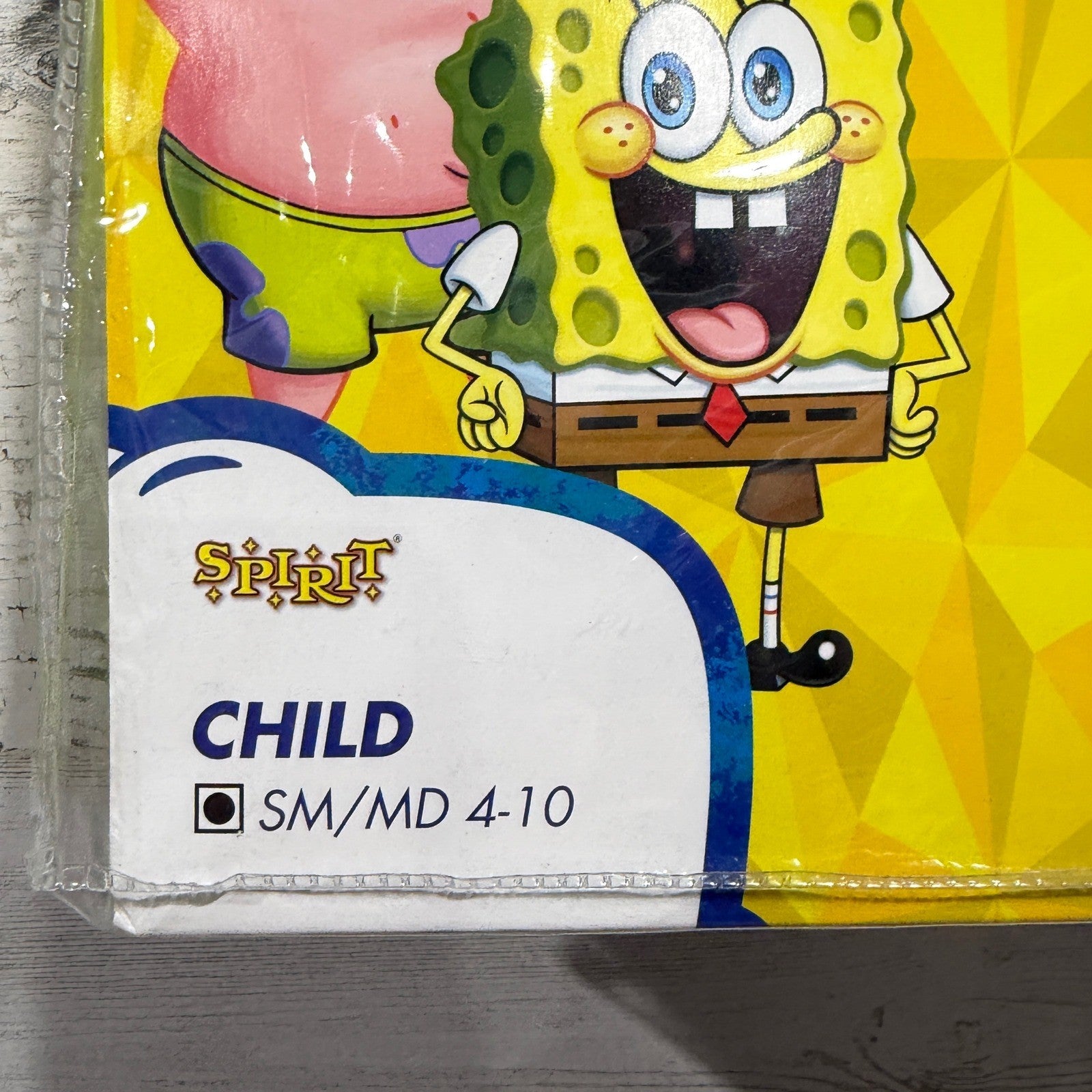 Spirit Halloween Patrick Inflatable Child SM/MD 4-10 Pink SpongeBob Core NWT1