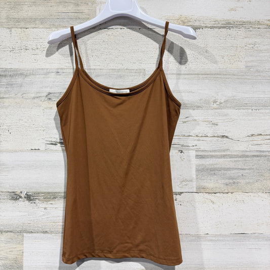 Zara Camisole Women S Brown Spaghetti Strap Stretch Basic Minimalist EUC0