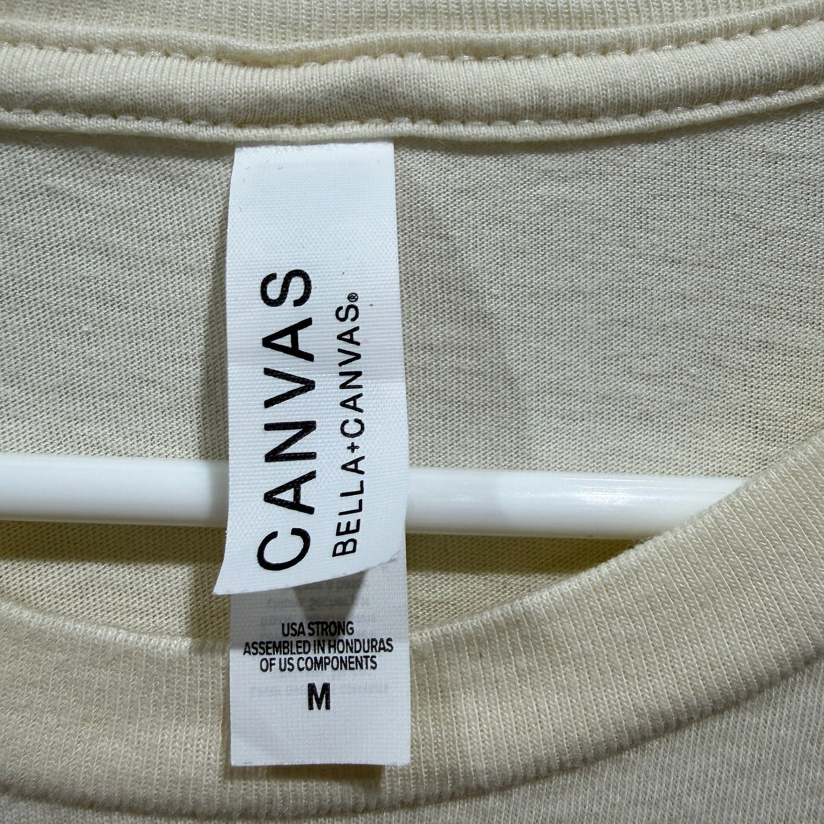 Bella Canvas T-Shirt Women Medium Cream Santa Favorite Swiftie Holiday EUC2