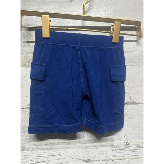 Kickee Pants Cargo Shorts Boys 18-24m Royal Blue Bamboo Viscose NWT0