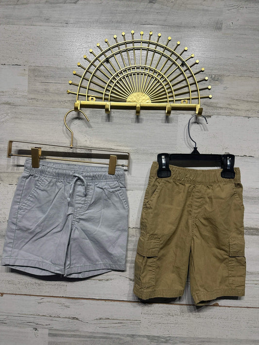 Boys 3T Shorts Bundle Grey Tan Cargo Chino EUC0
