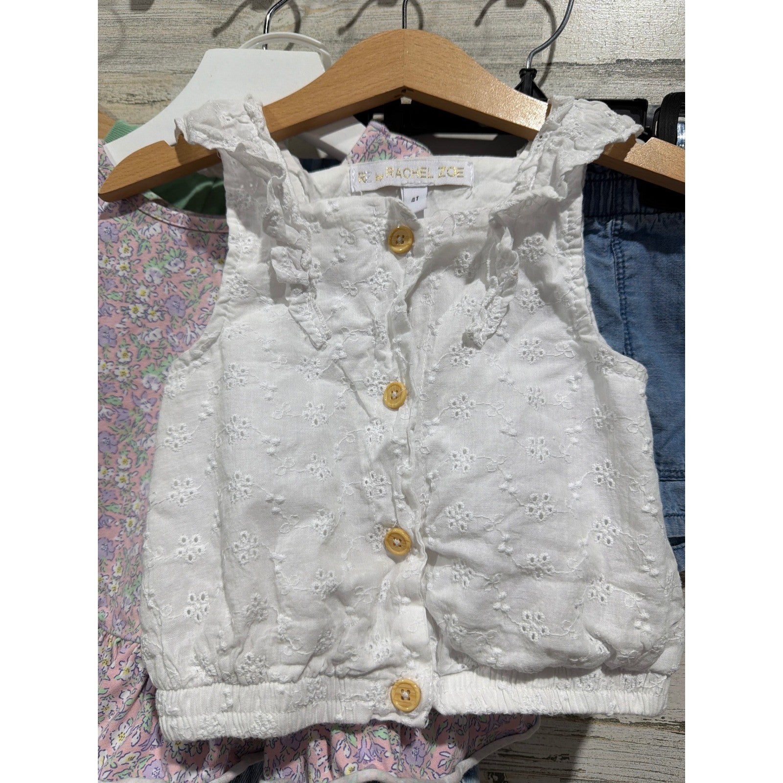 Disney Cat & Jack OshKosh Girls 4T 5pc Bundle Summer Floral EUC NWT1