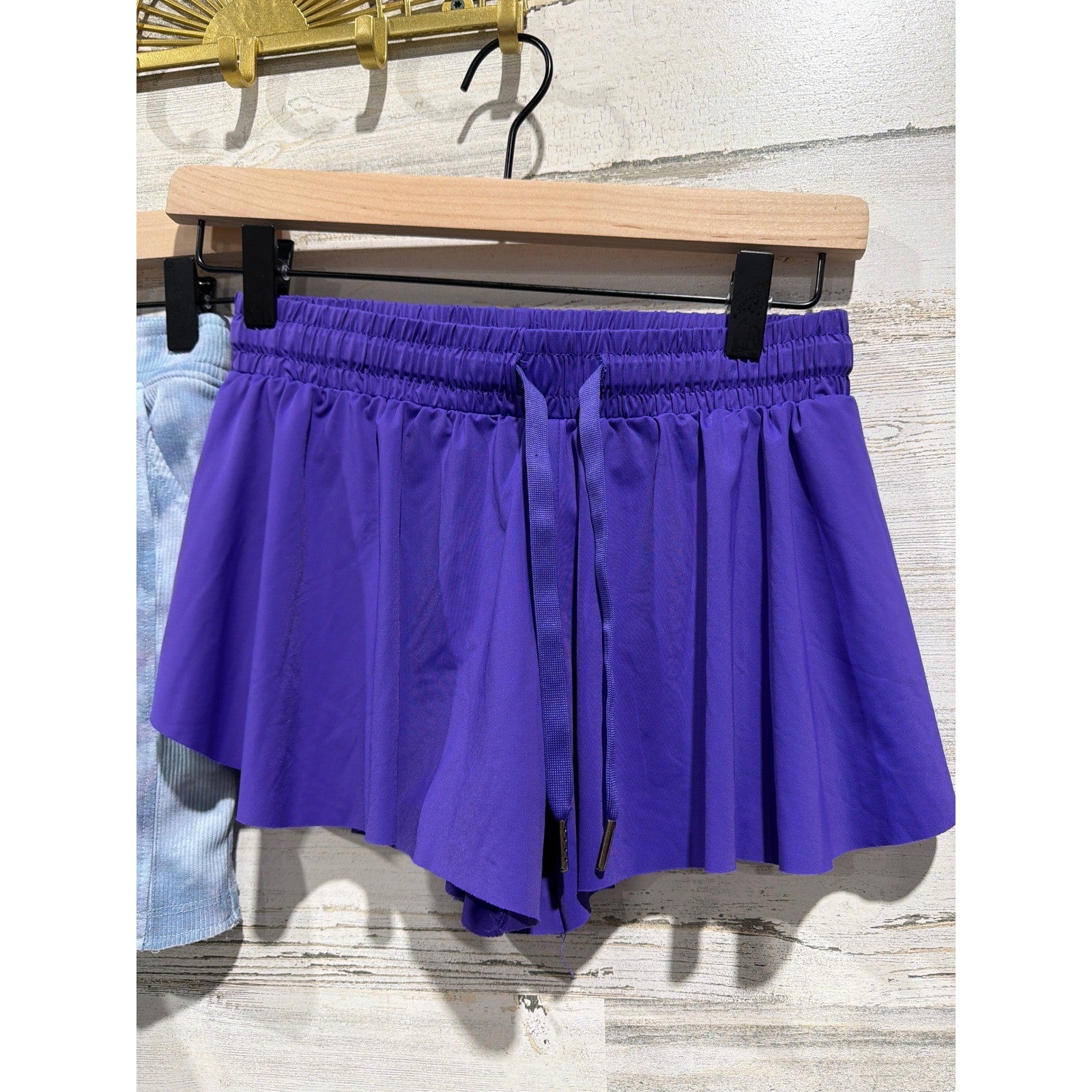 Liberty Pro Freely Shorts Skort Girls Medium Purple Blue Tie Dye Athletic EUC1
