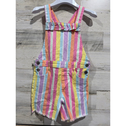 Cat & Jack Jumping Beans Girls 5T Color Summer Shorts Tank Overalls4