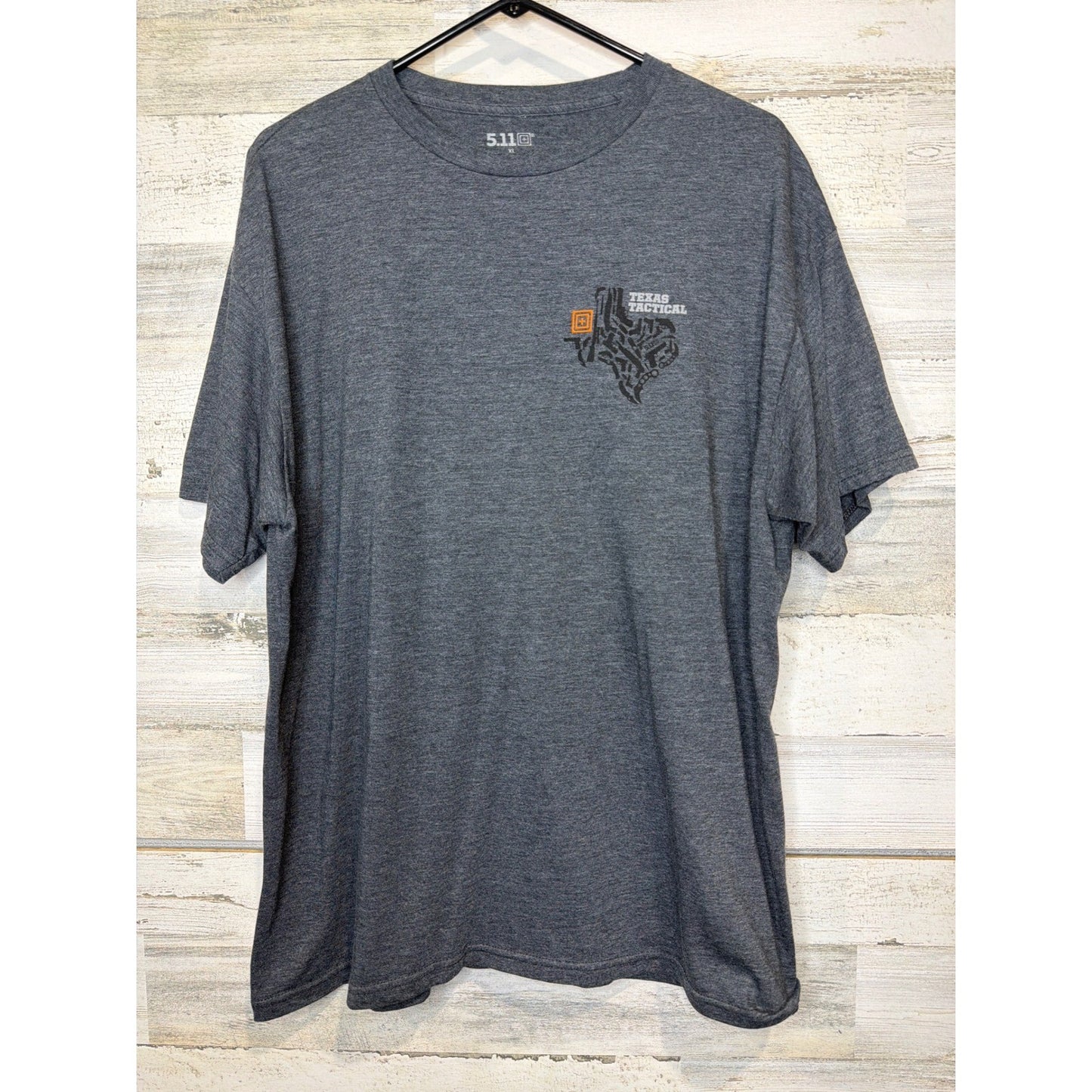 5.11 Tactical T-Shirt Men XL Gray Texas Graphic Short Sleeve Outdoor EUC0