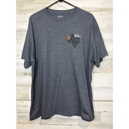 5.11 Tactical T-Shirt Men XL Gray Texas Graphic Short Sleeve Outdoor EUC0