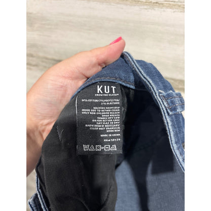 Kut from the Kloth Bootcut Jeans Women 6 Blue Stretch Denim Classic5