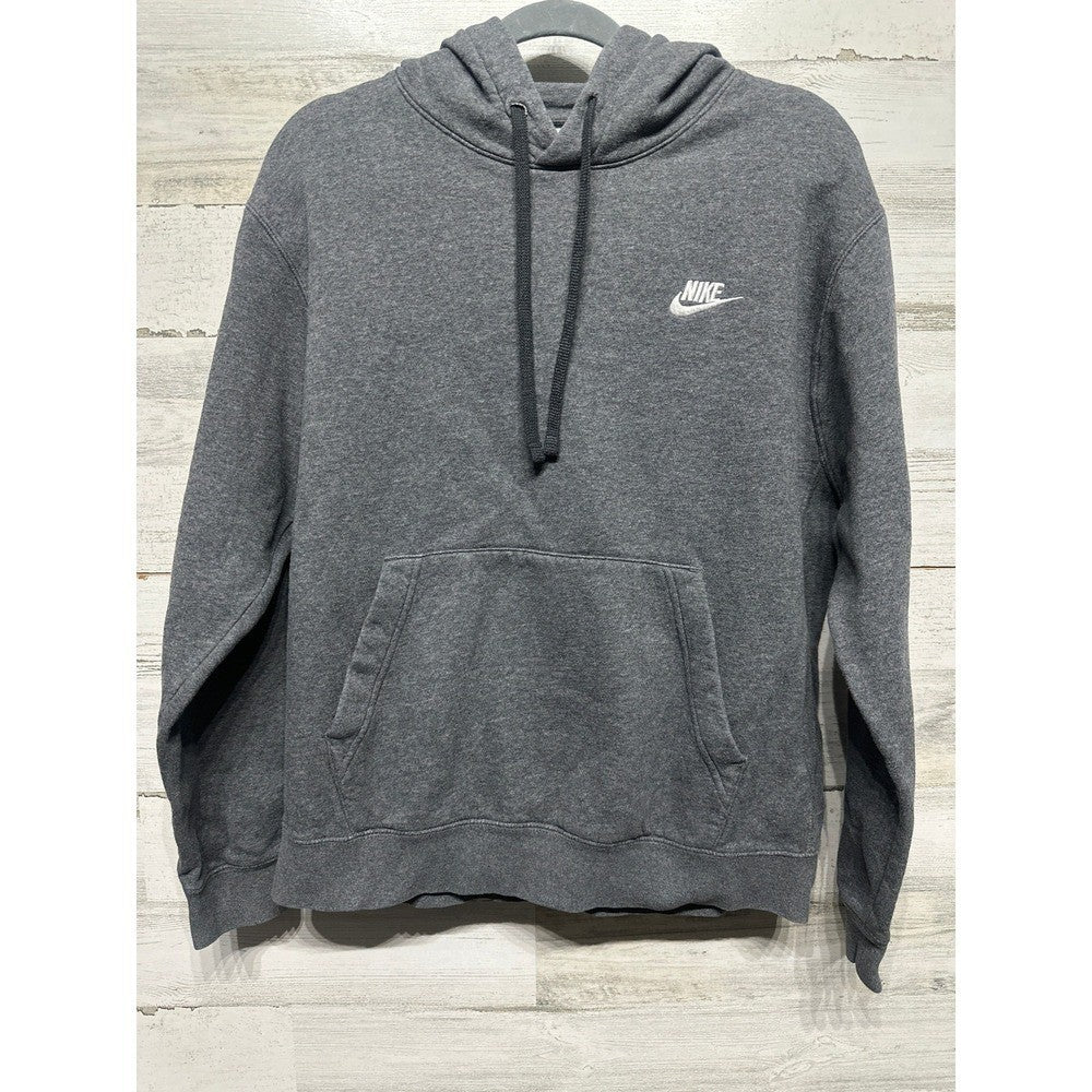 Nike Hoodie Size Adult Small Charcoal Grey Club Fleece Pullover0