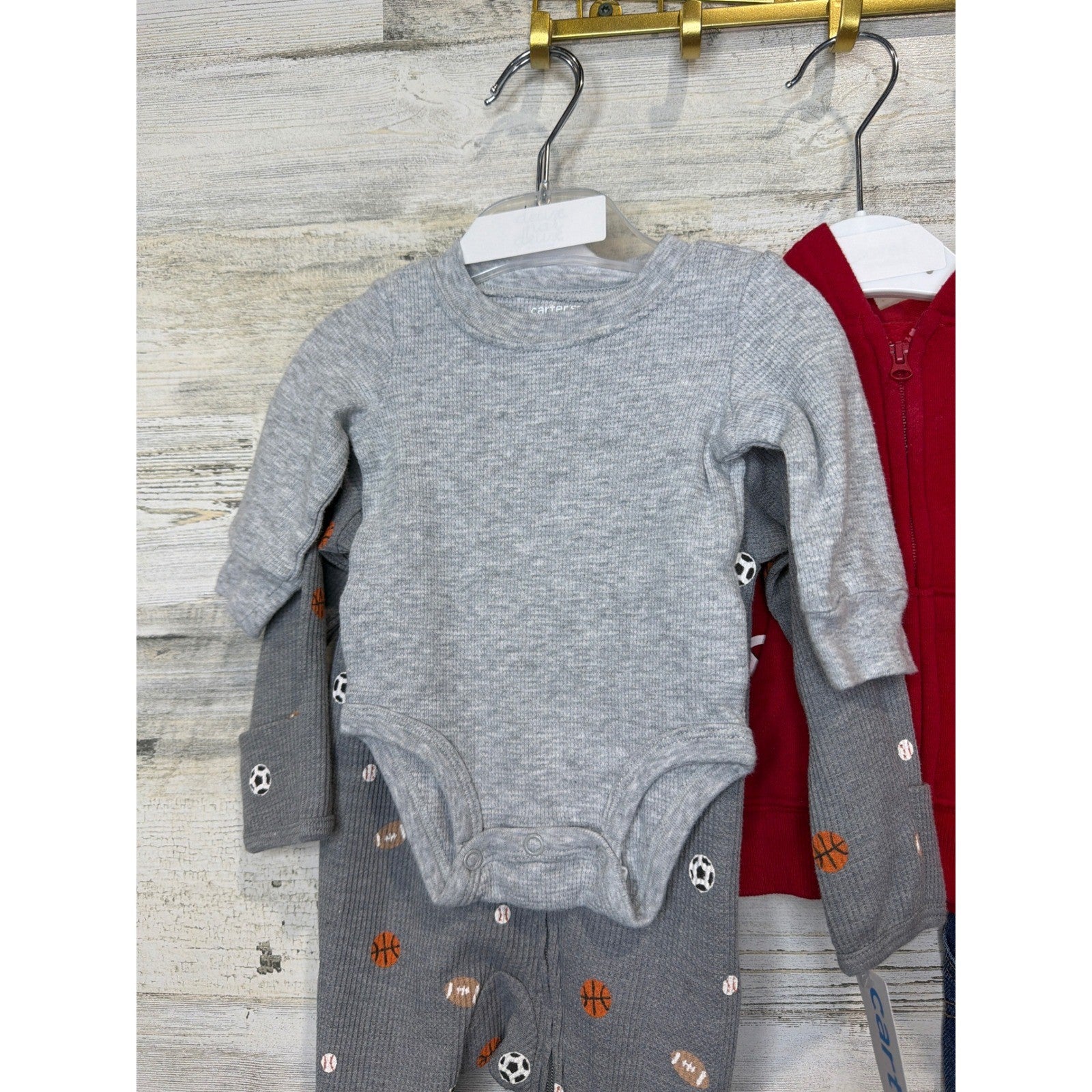 Old Navy Carter's Baby Boy 3M Workwear Sports Fireman Bundle2