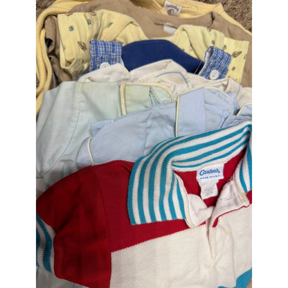 Vintage Baby Boy Bundle Carriage Boutique Feltman Bros Osh Kosh Smock 17pc1
