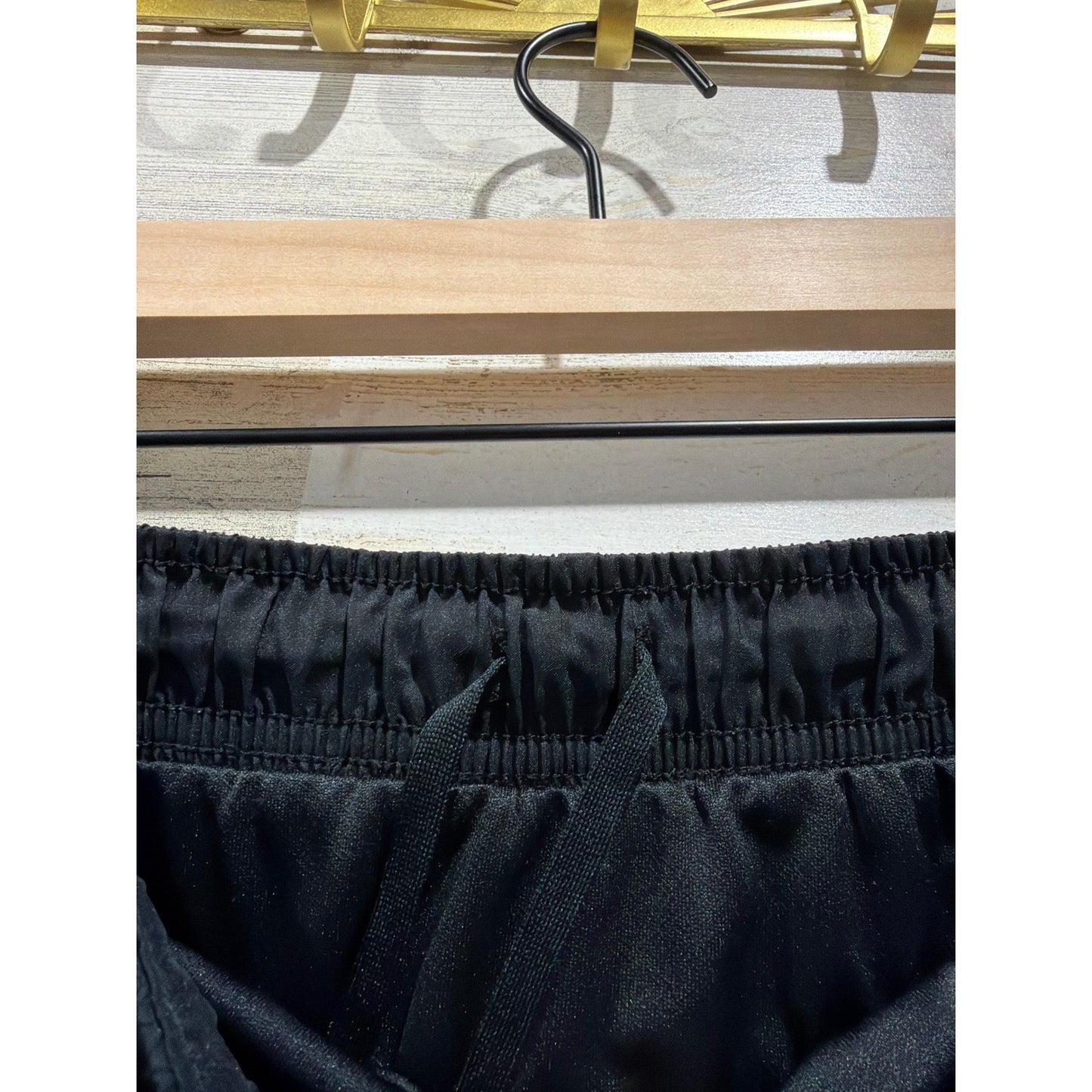 Nike Running Shorts Women XXL Black Tempo Mesh Trim Athletic Gorpcore Flawed*5