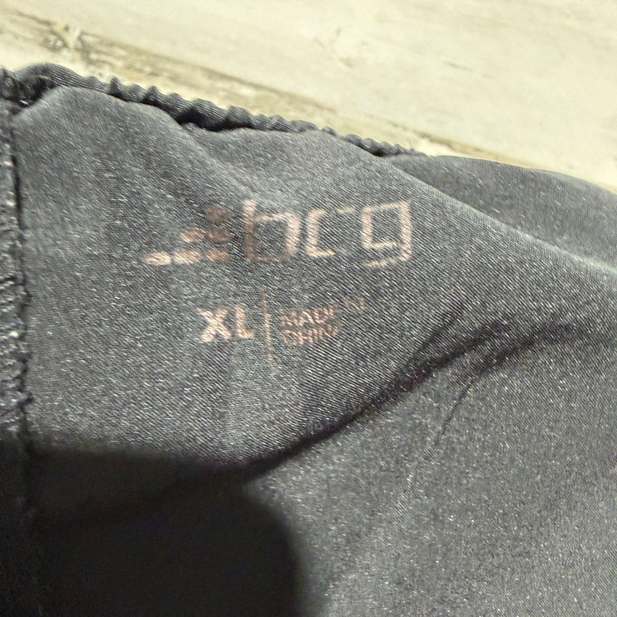 BCG Athletic Shorts Men XL Black Zipper Pocket Active Athleisure EUC3