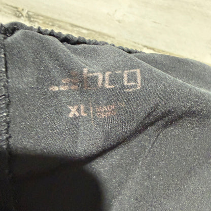 BCG Athletic Shorts Men XL Black Zipper Pocket Active Athleisure EUC3