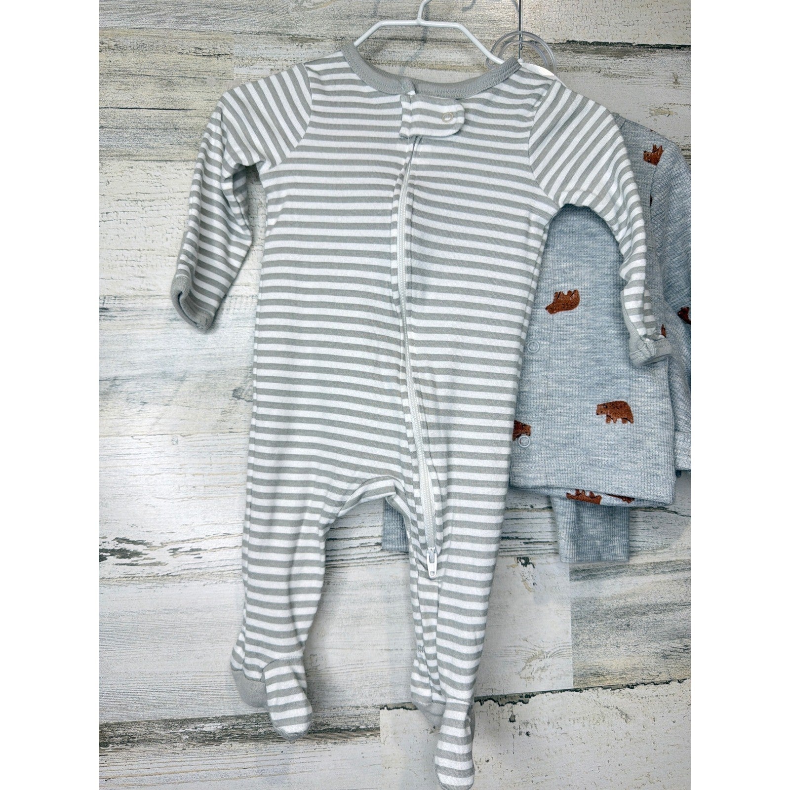 Cloud Island Carters Cat & Jack Baby Boy 0-3M Brown Blue Bundle Woodland4