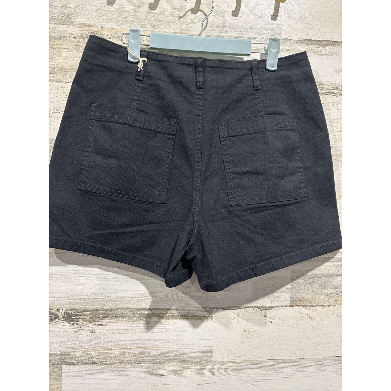 Universal Thread Jean Shorts Womens 12 Black High Rise Utility Gorpcore NWT1