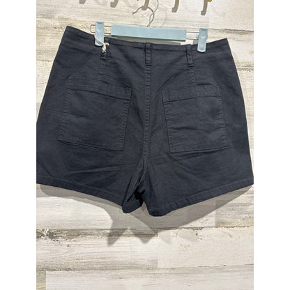 Universal Thread Jean Shorts Womens 12 Black High Rise Utility Gorpcore NWT1