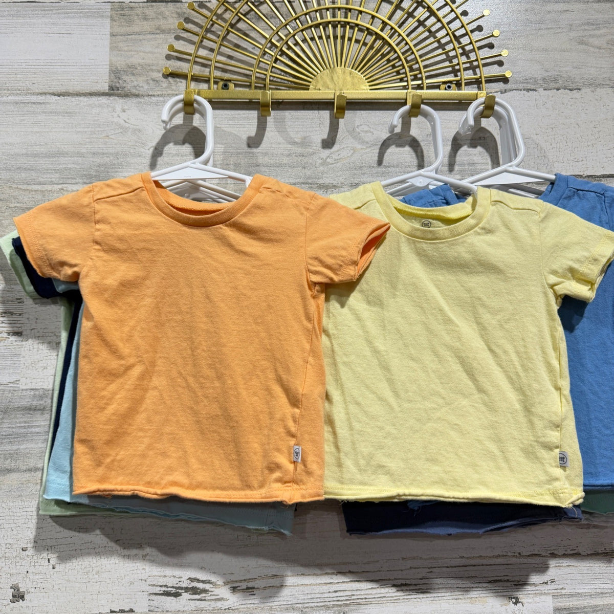 Honest Baby T-Shirt Bundle Boys 6-9m Multicolor Organic Cotton Basics2