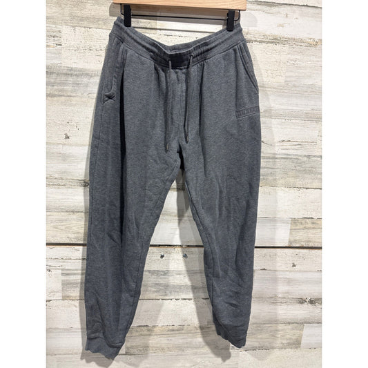 Hurley Sweatpants Men L Gray Fleece Joggers Athleisure0