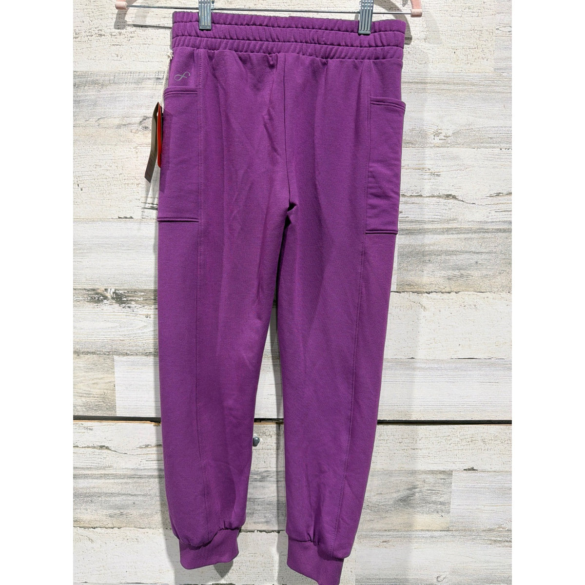 Freely Delilah Jogger Girls Medium Purple Cargo Pockets Athleisure NWT2