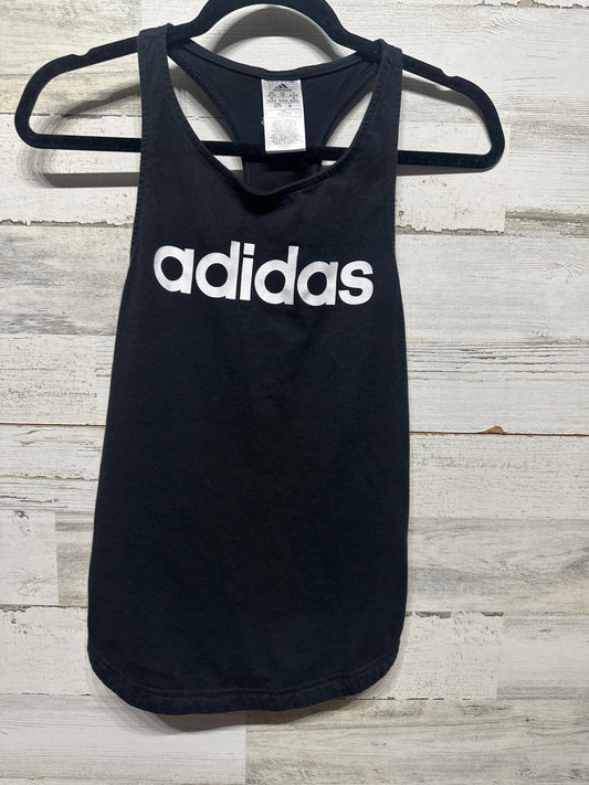 Adidas Tank Top Women XS Black Linear Logo Racerback0