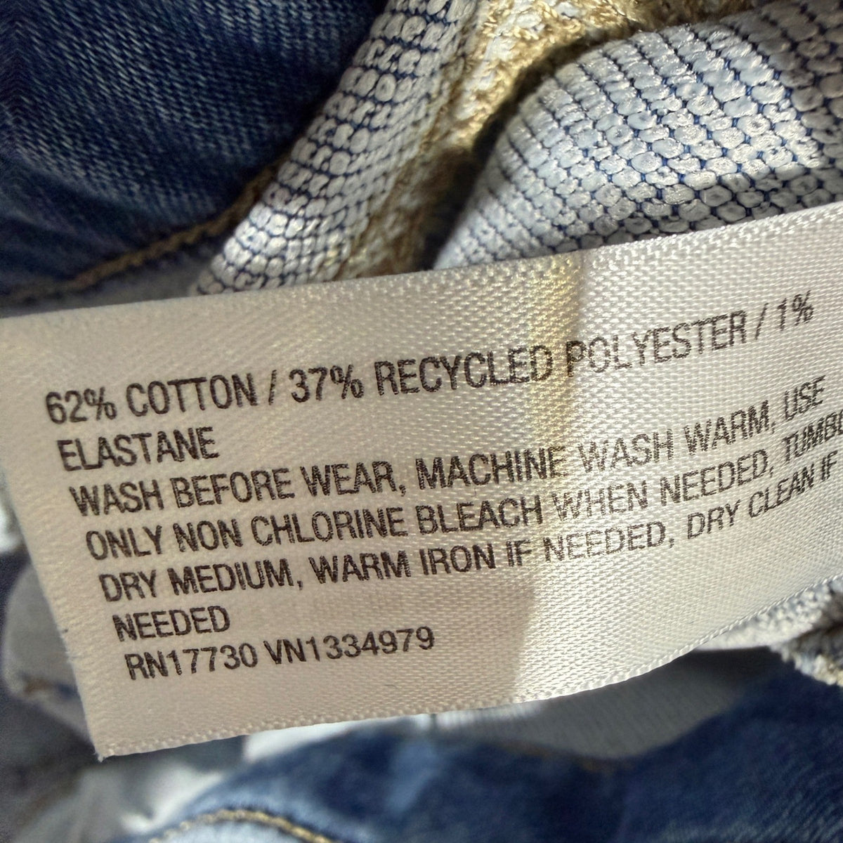 Cat & Jack Athletic Jeans Boys 12 Blue Drawstring Stretch Casual EUC6