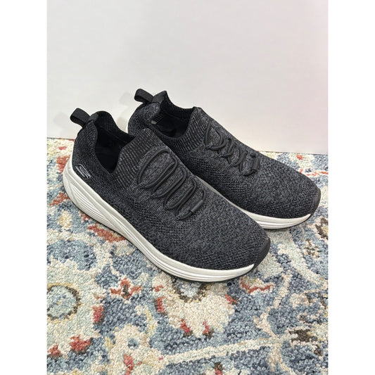 Skechers Sparrow 2.0 Sneakers Women 8 Black Knit Memory Foam Athleisure EUC0