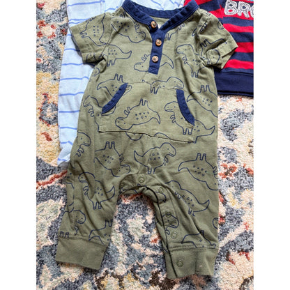 Nautica Carters Baby Boy 0-3M Multicolor 9pc Bundle Clothes Little Brother GUC2