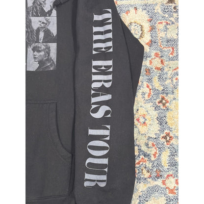 Taylor Swift Eras Tour Hoodie Women XL Black Official Merch Houston EUC2
