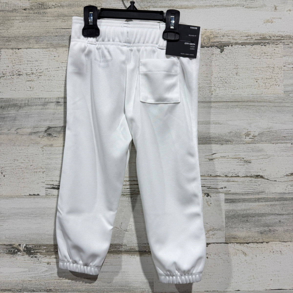 Under Armour Tball Pant w/Belt Loops Kids YXXXS White Polyester Sport Flawless4
