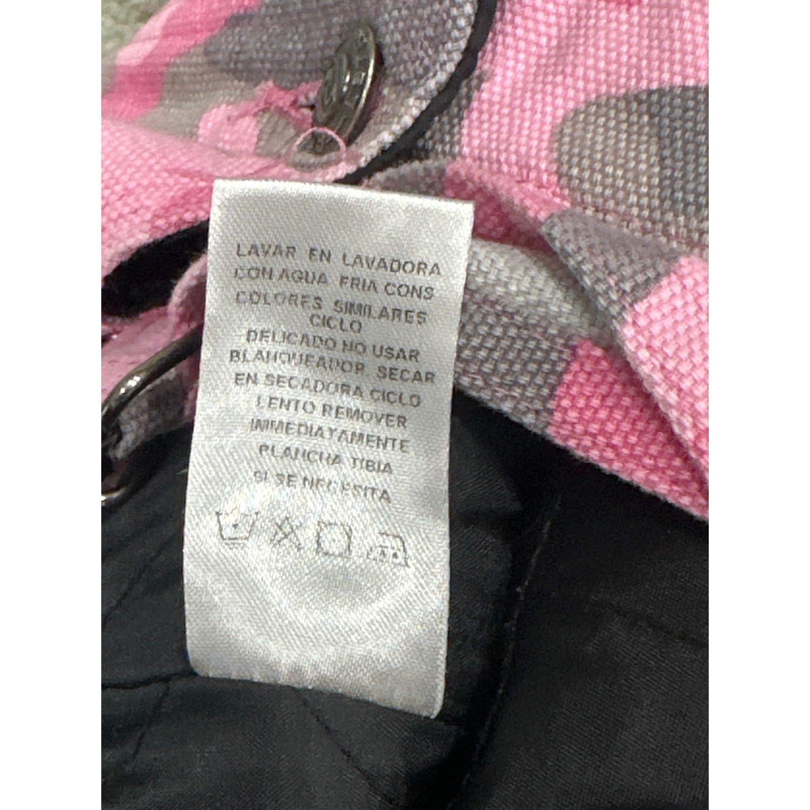 Roper Camo Overalls Girls XS 4-5 Pink Camouflage Bib Quilted Liner Cargo6