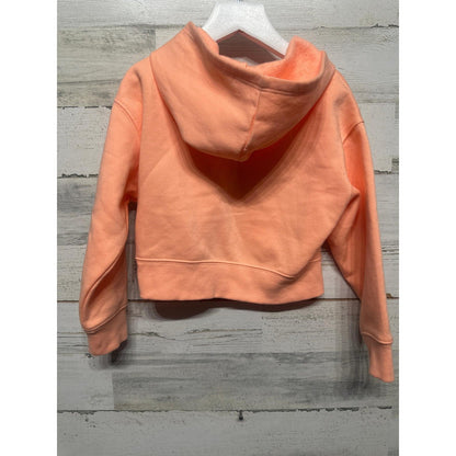 DSG Full Zip Hoodie Kids 2XS 4/5 Peach Cropped Fleece Sweatshirt EUC2