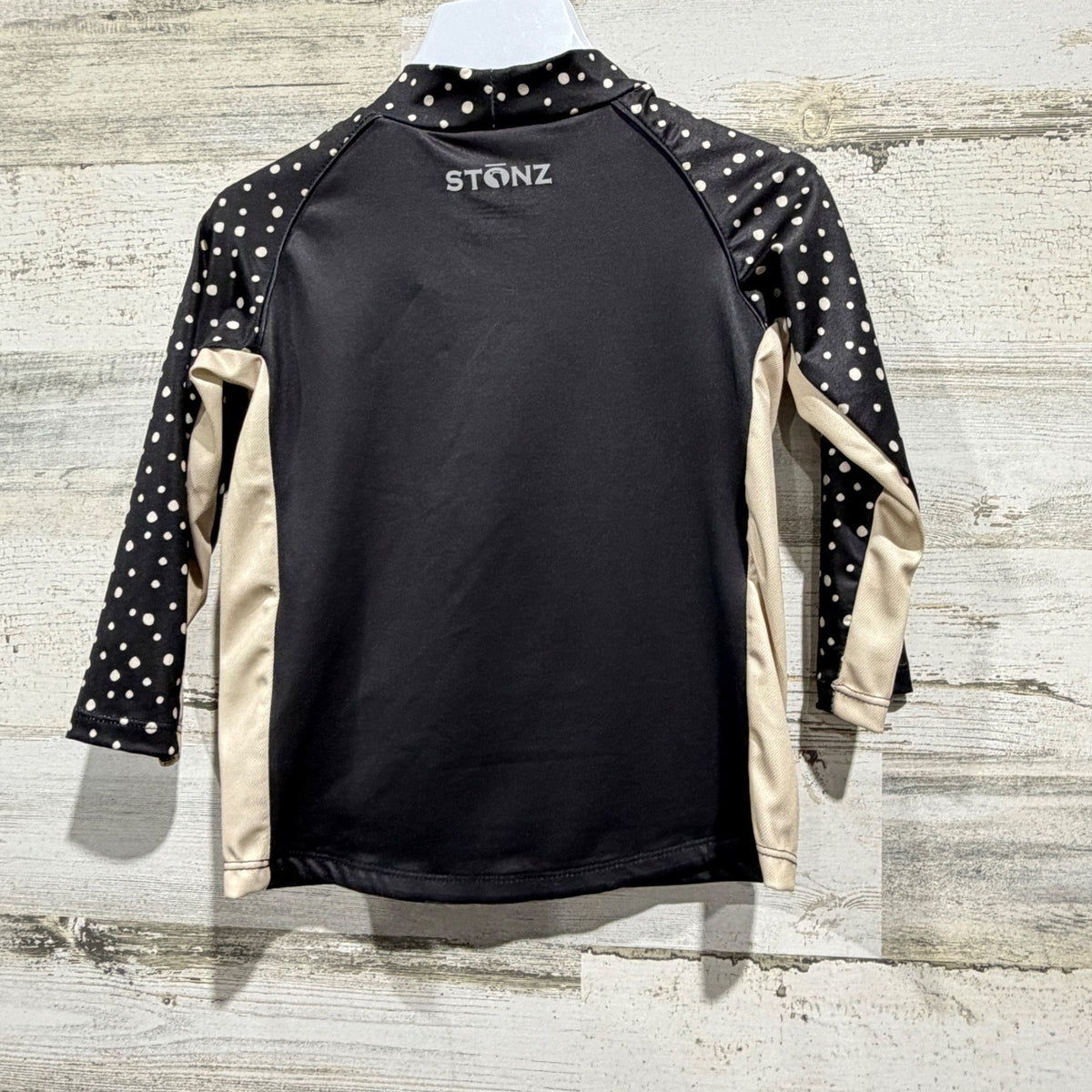 Stonz Sun Shirt Kids 3T Black Night Camper Polka Dot Outdoors NWT4