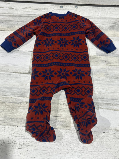 Carter's Footed Pajamas Kids 6m Fleece One Piece EUC1