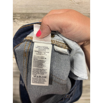 J.Crew Mid Rise Flare Crop Jeans Women Size 29T Blue Button Fly Stretch Classic4