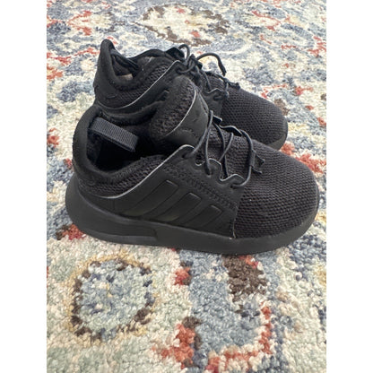 Adidas Sneaker Toddler Boys Size 5 Black Mesh Low Top EUC1
