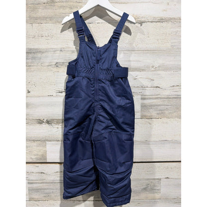 Cat and Jack Snow Bib Kids 2T Navy Blue Adjustable Straps0