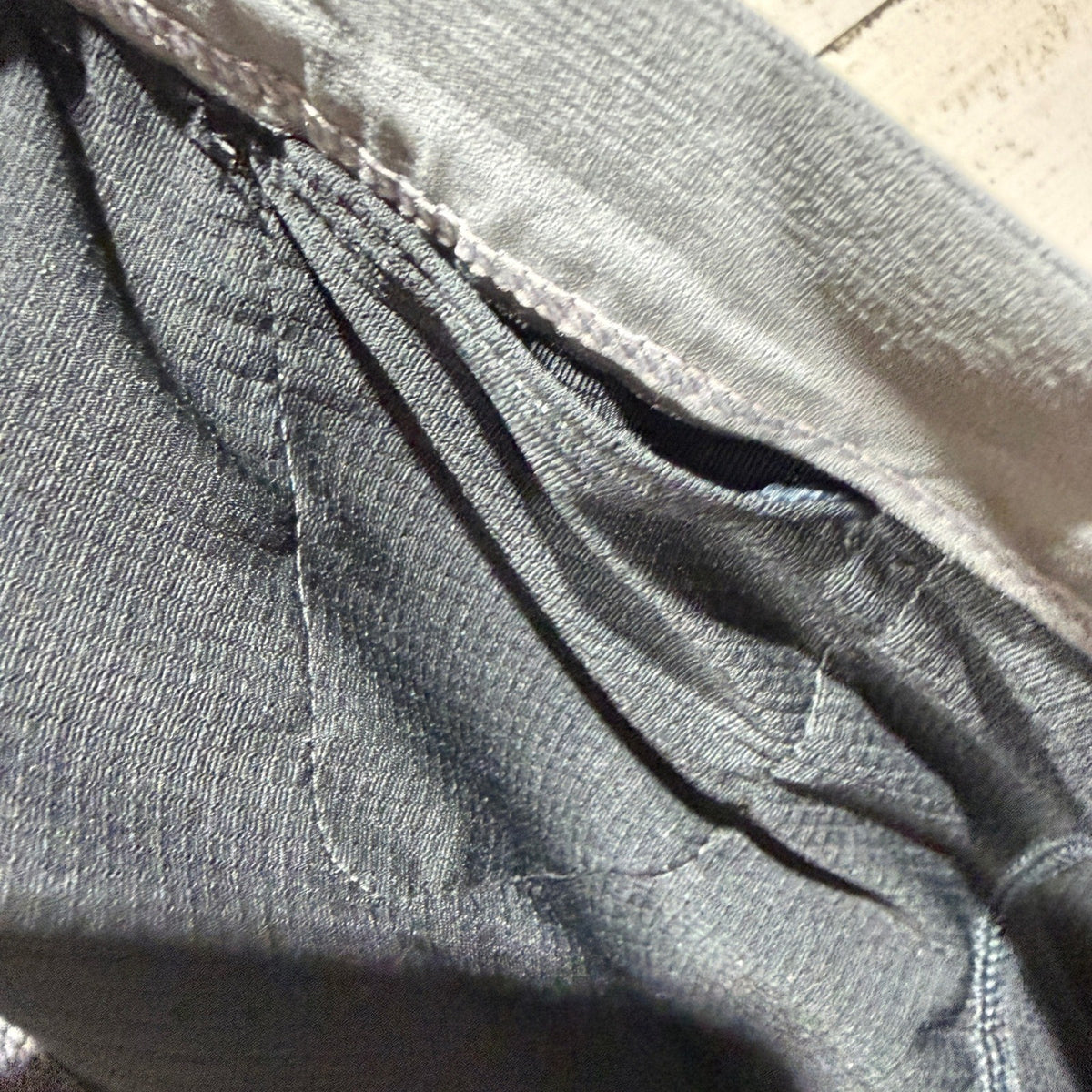 Nike Dri-FIT Running Shorts Men L Grey Polyester Ripstop Activewear EUC6