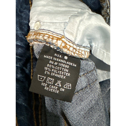 Refinery Republic Jeans Boys Size 6 Blue Adjustable Waist Straight Leg EUC6