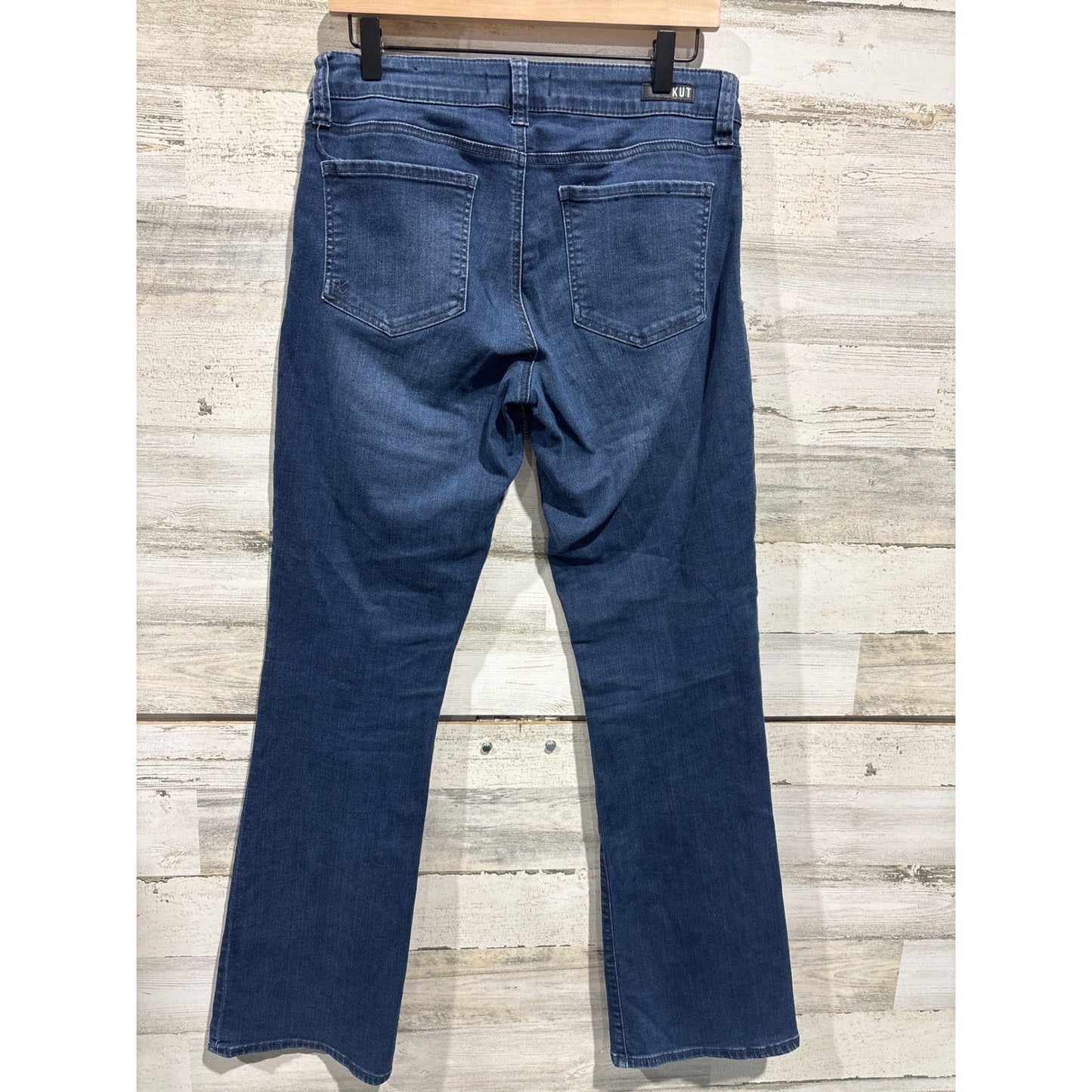 Kut from the Kloth Bootcut Jeans Women 6 Blue Stretch Denim Classic3
