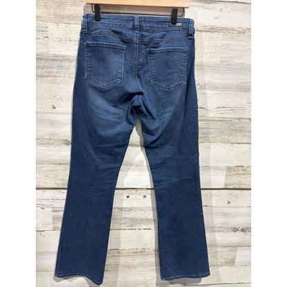 Kut from the Kloth Bootcut Jeans Women 6 Blue Stretch Denim Classic3