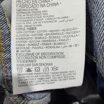 Levi's Shortall Denim Overalls Girls 6 Blue 100% Cotton Classic8