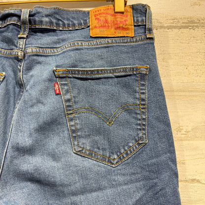 Levi 511 Slim Jeans Mens 34x30 Blue Denim Stretch Casual Americana EUC3