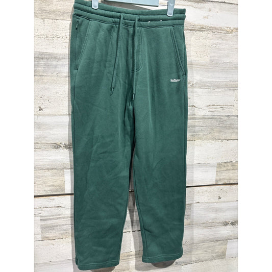Hollister Sweatpants Men Small Green Fleece Joggers Gorpcore0