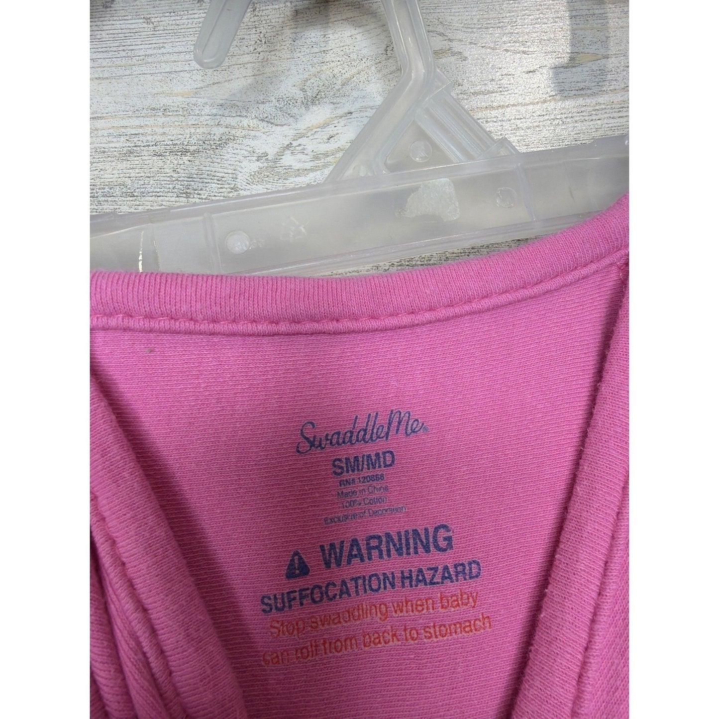 SwaddleMe Adjustable Swaddle Sack Girls S/M Pink2