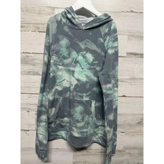 Athleta Girl Hoodie Girls XL 14 Blue Green Tie Dye In Your Element 2.0 EUC0