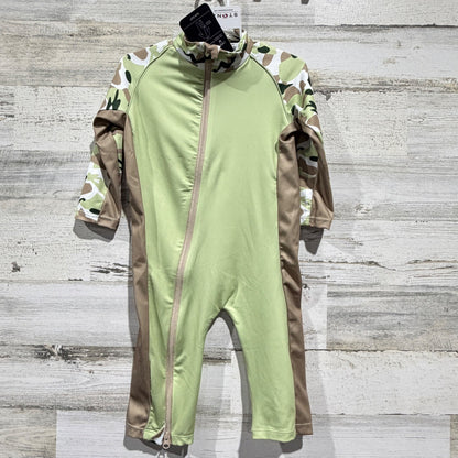 Stonz Sun Suit Infant 12-18M Camo Green UPF 50 Rash Guard NWT *Flawed*0