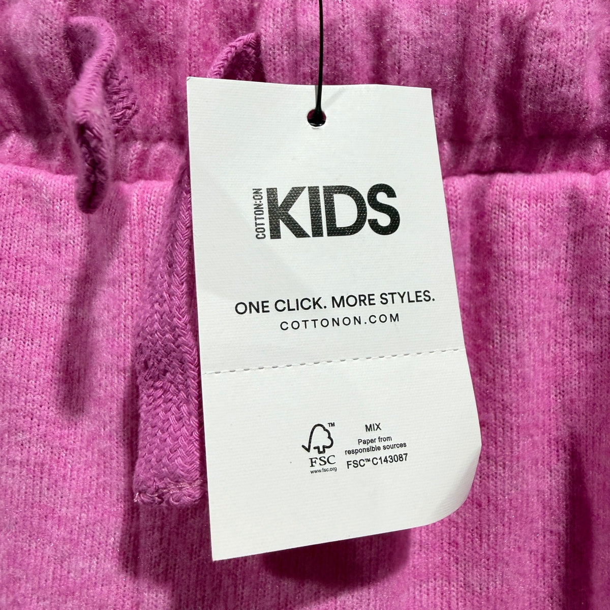 Cotton On Kids Jogger Sweatpants Kids 9-10 Pink Viscose Casual NWT2