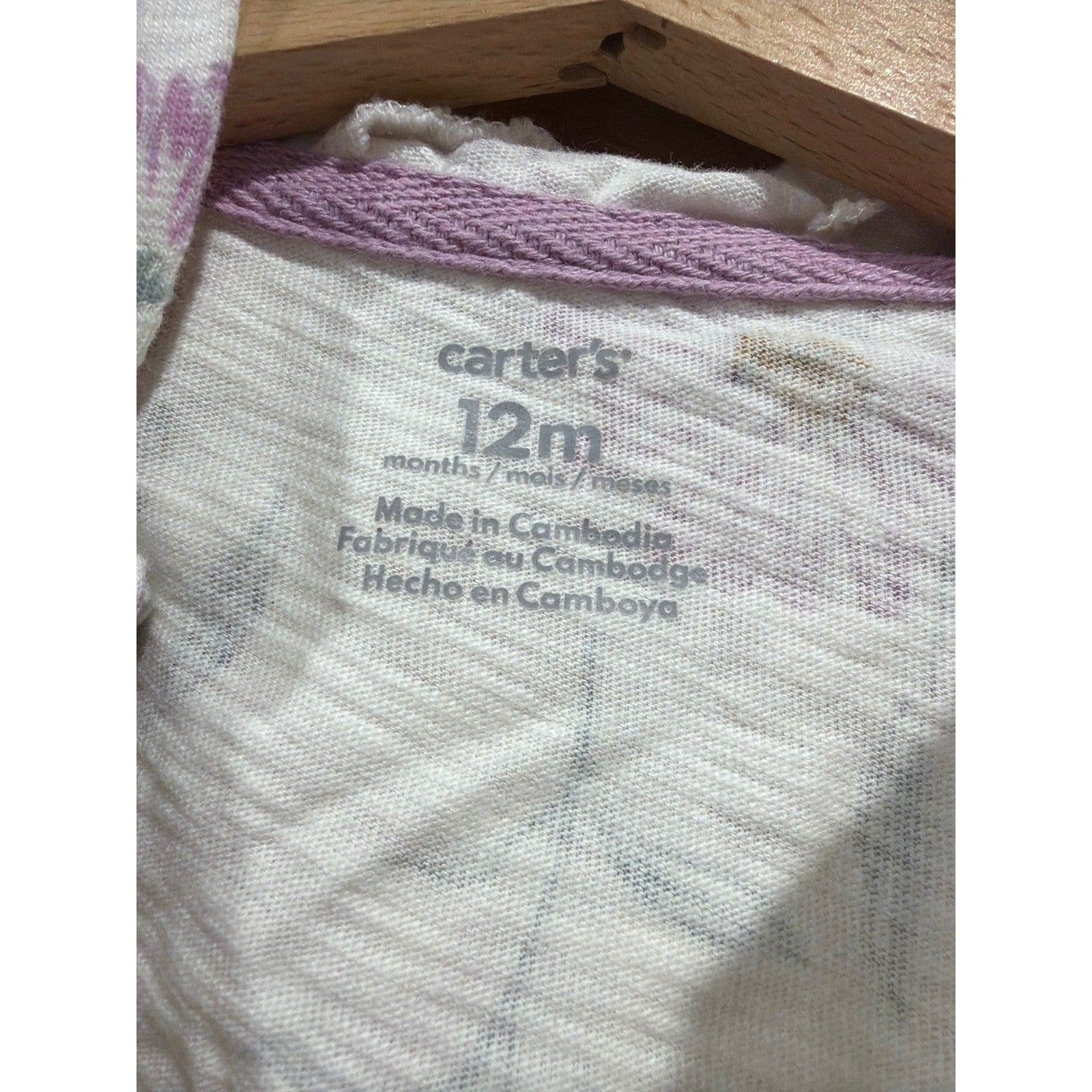 12M Girls BundleCarter's Child of Mine Modern Moments Pink Green Floral2
