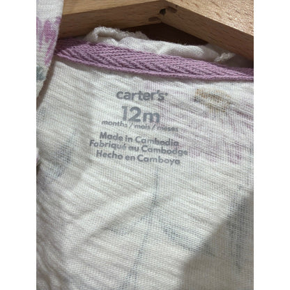 12M Girls BundleCarter's Child of Mine Modern Moments Pink Green Floral2