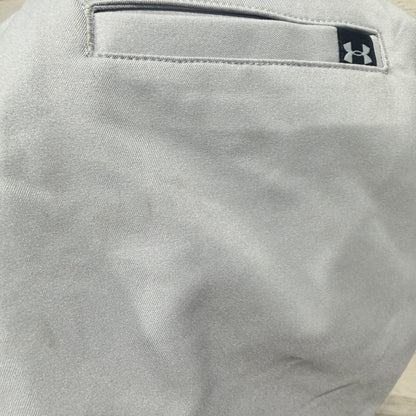Under Armour Golf Shorts Boys Small Gray Performance Golfcore *Flawed3
